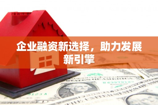 祁门企业融资新选择，助力发展新引擎
