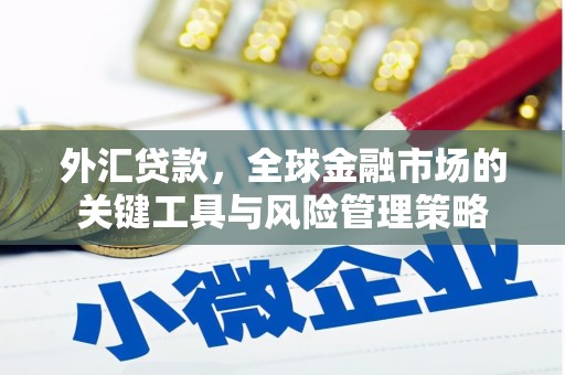 祁门外汇贷款，全球金融市场的关键工具与风险管理策略