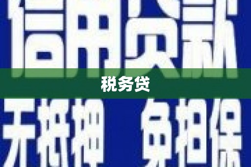 祁门税务贷