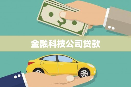 祁门金融科技公司贷款