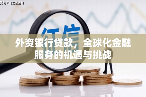 祁门外资银行贷款，全球化金融服务的机遇与挑战
